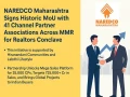 NAREDCO Maharashtra Signs MoU with 41 Channel Partner Associations for HOMETHON Property Expo 2025
