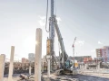 Liebherr’s First Unplugged Piling Rig LRH 100.1 on Jobsite in Sweden