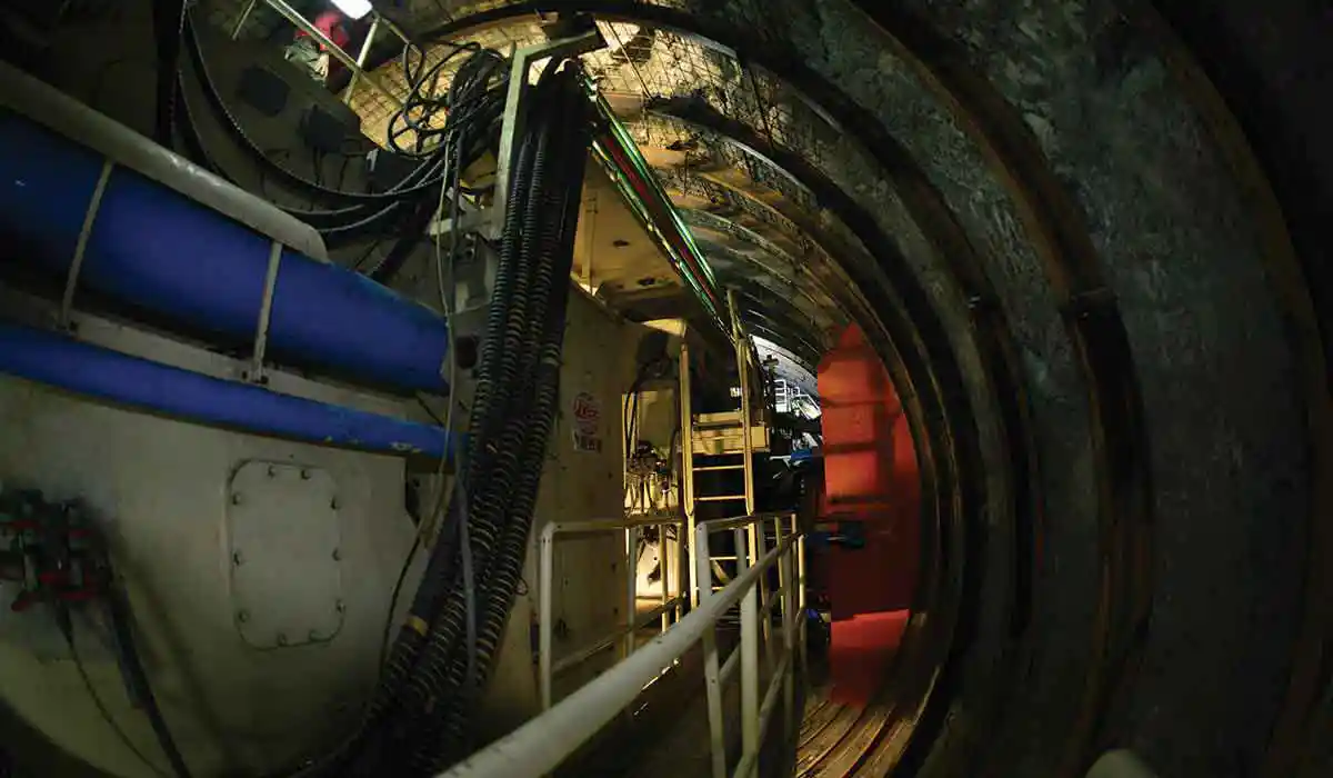 Open-type TBM produced by CRCHI