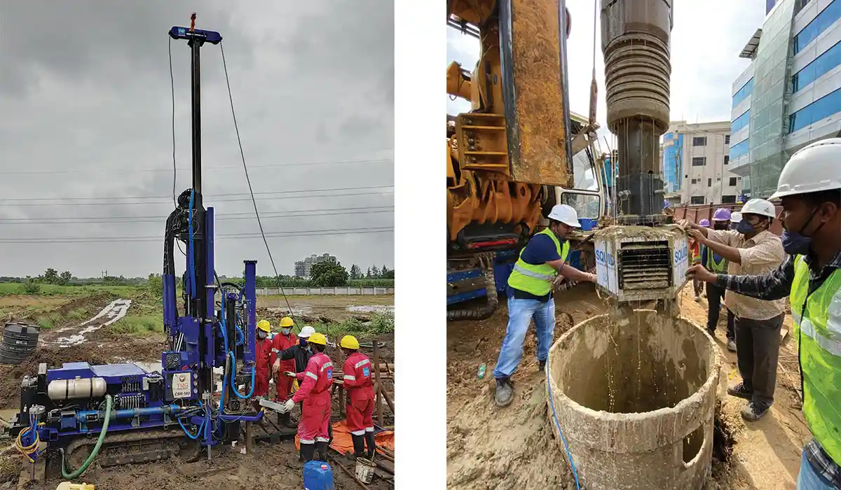 India specific to geotechnical engineering and foundation/underground structure