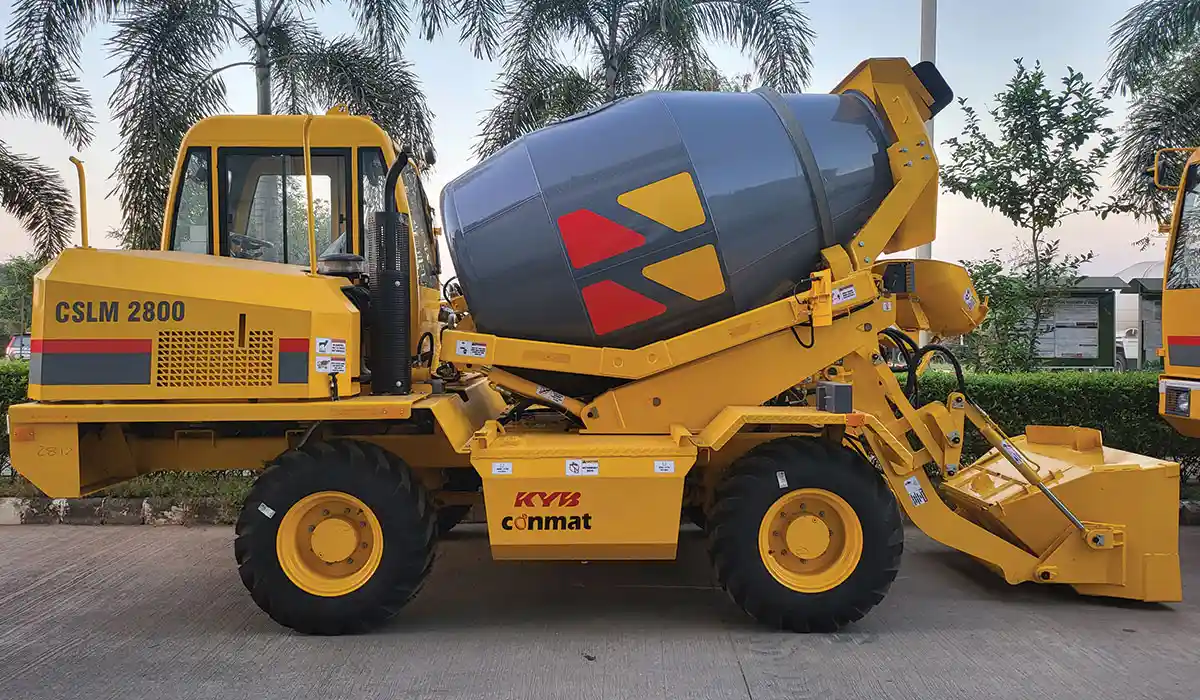 KYB Conmat Self-Loading Concrete Mixer