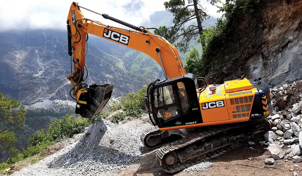 various HEX and backhoe loader brands