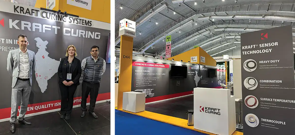 German Concrete Curing specialist, Kraft Curing