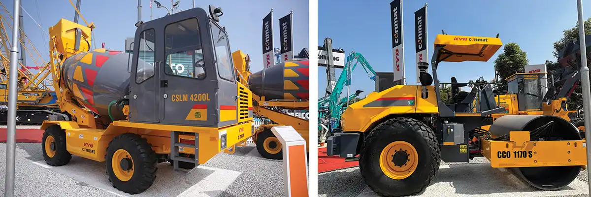 KYB Conmat is developing more and more innovative technologies and products