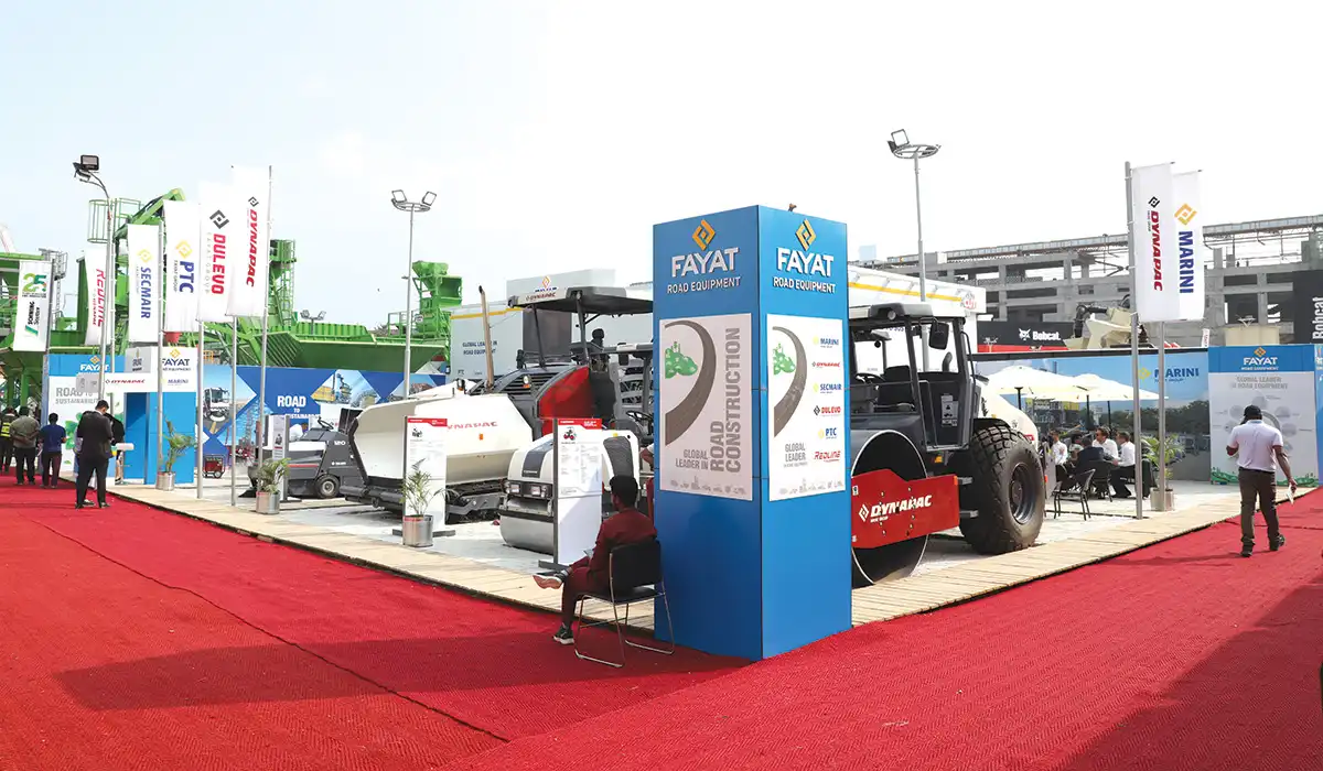 Fayat Group Fayat Road Equipment division showcased products