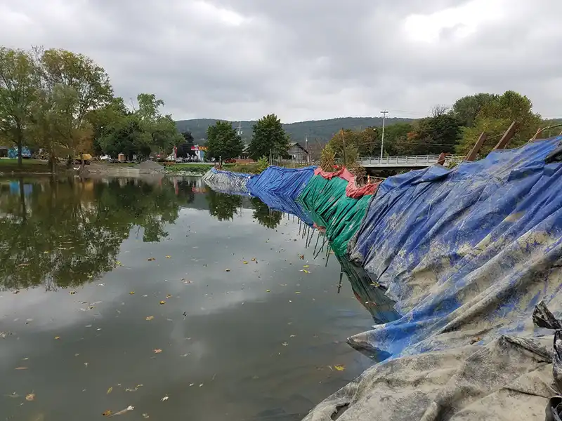 the historic Upper Candor Dam