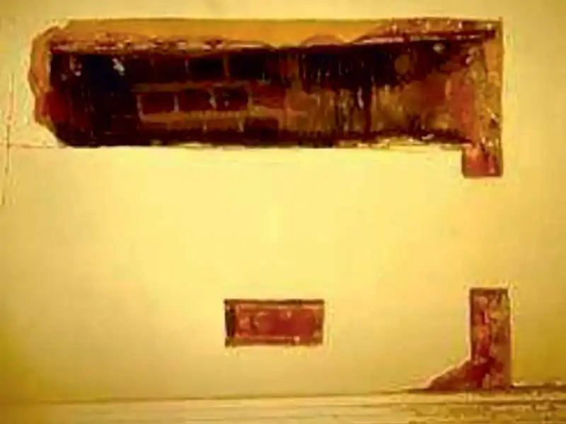 the actual shear strength of the mortar joint