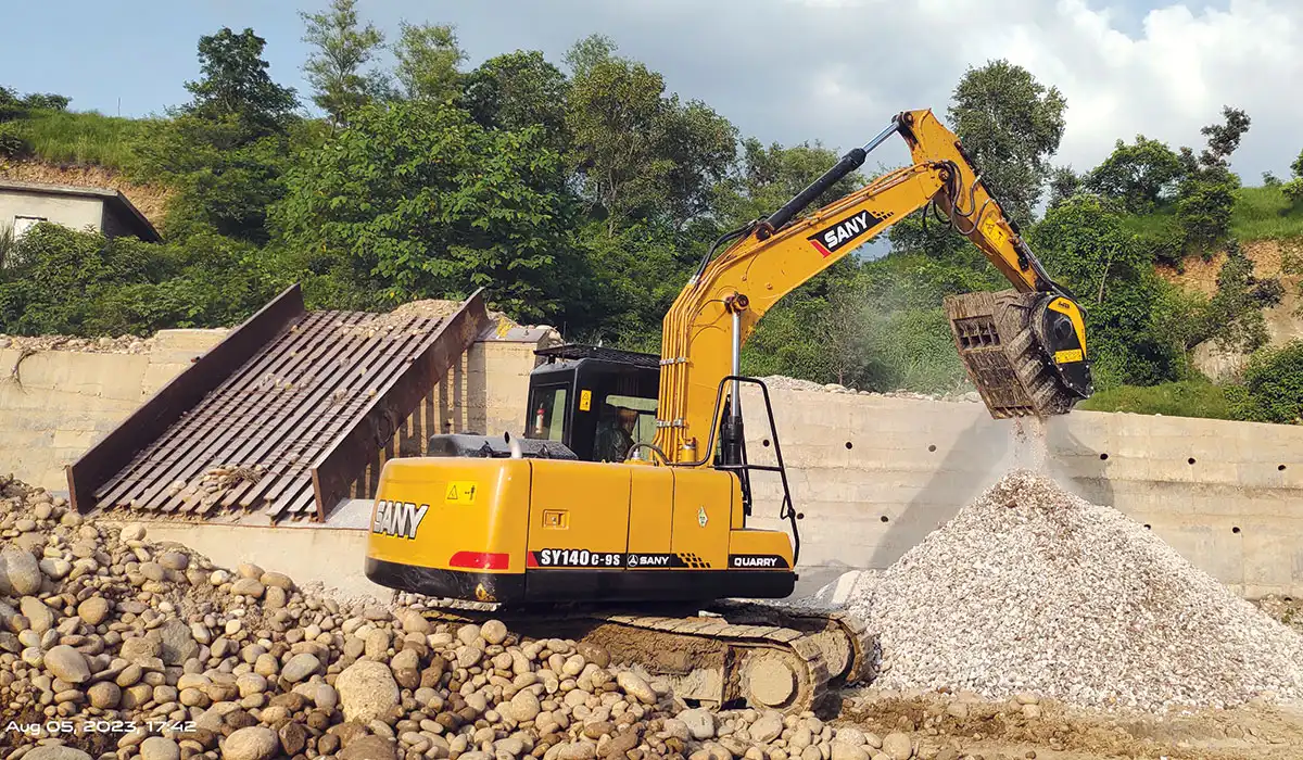 GSB production in Road Construction