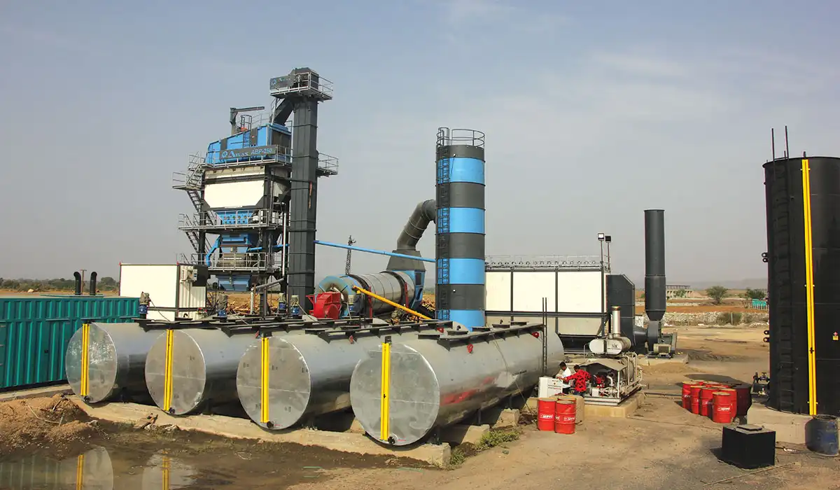 the 260 tph asphalt batch mix plants