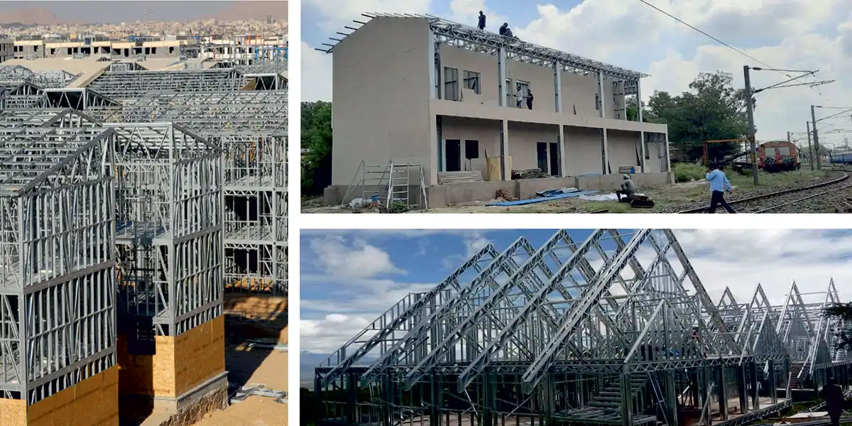 Cold form steel is a dry construction system