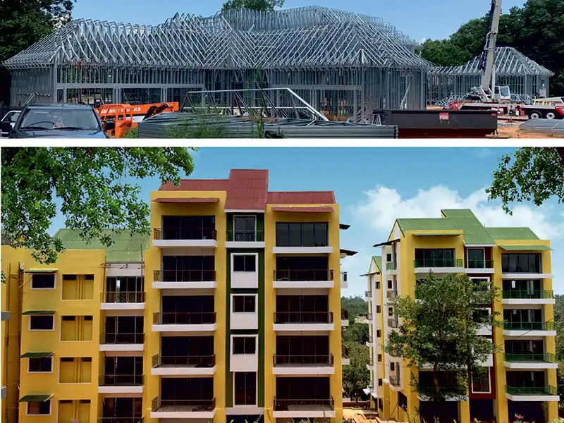 Cold form steel is a dry construction system