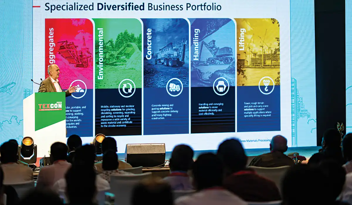 Terex India, a leader in materials processing equipment