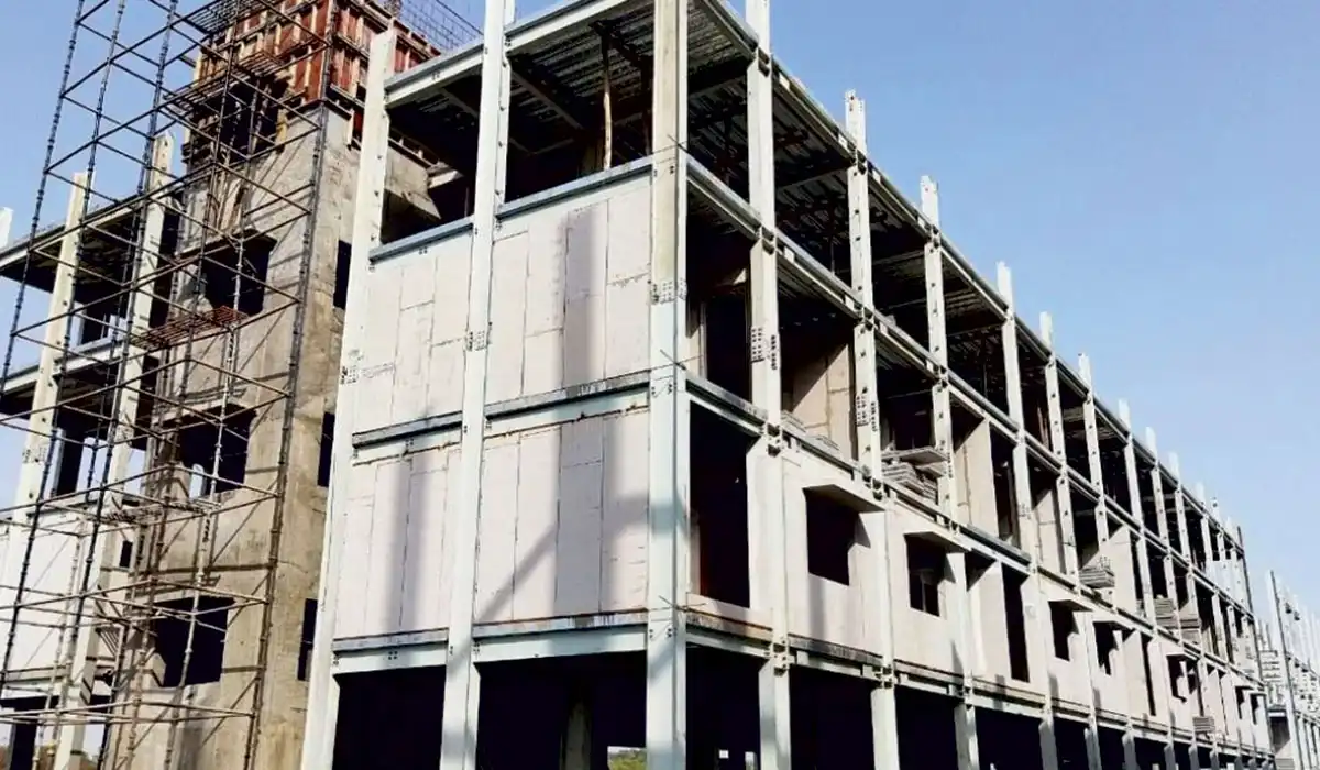 Placement of PVC Wall