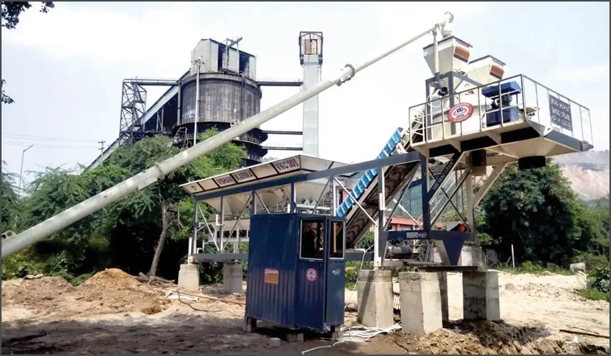 Automatic Mobile Concrete Batching & Mixing Plant