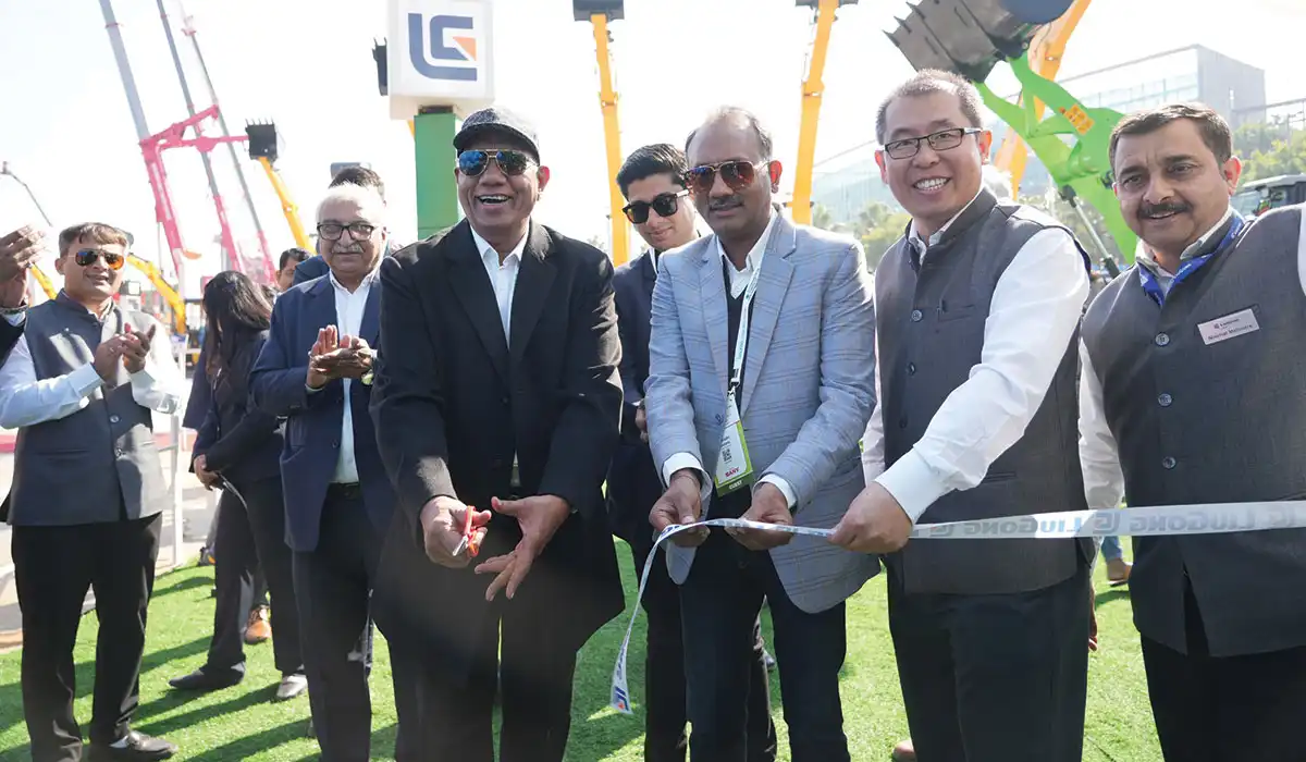 Liugong India Liugong India exhibited its electric operated 922 FE