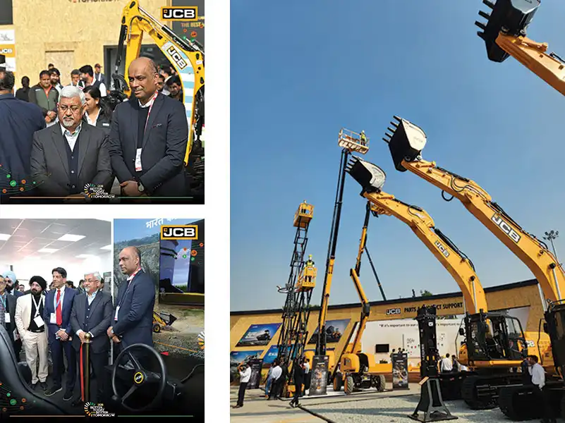 JCB India JCB India showcased its range of CEV Stage 5 engines and machines