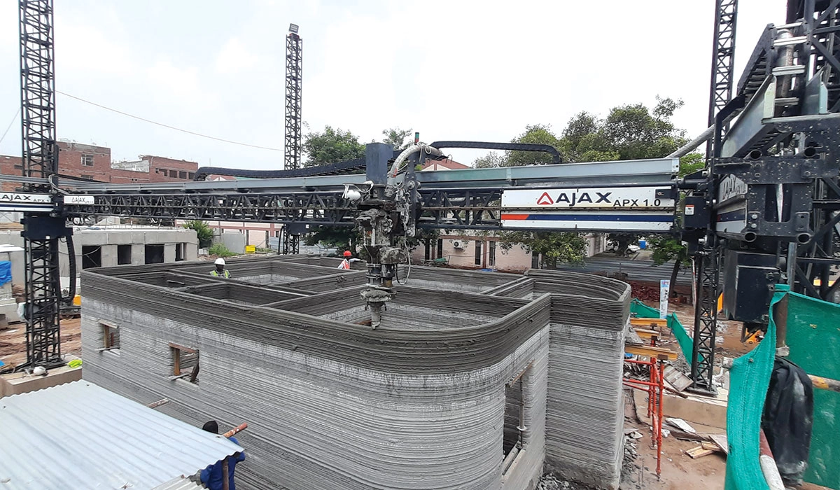 The construction industry with 3D Concrete Printing