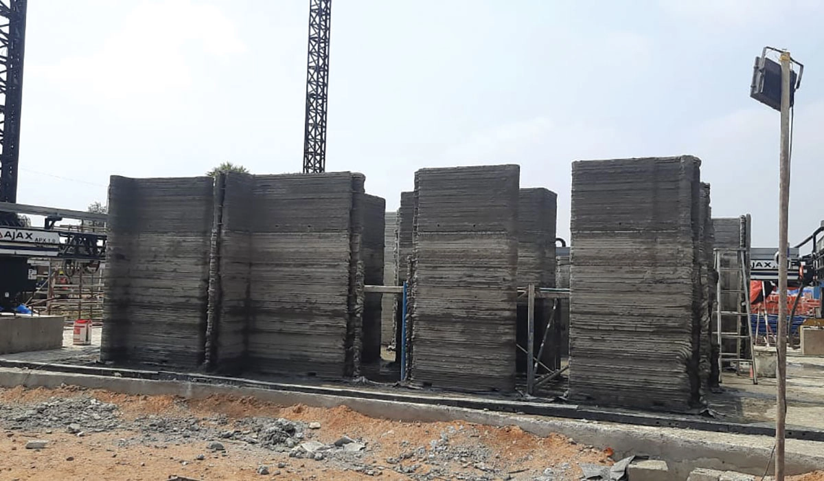 The construction industry with 3D Concrete Printing