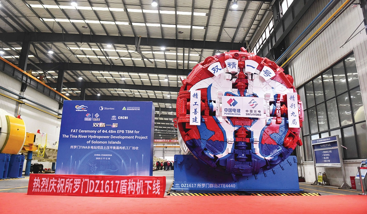 Chinese-made Tunnel Boring Machine
