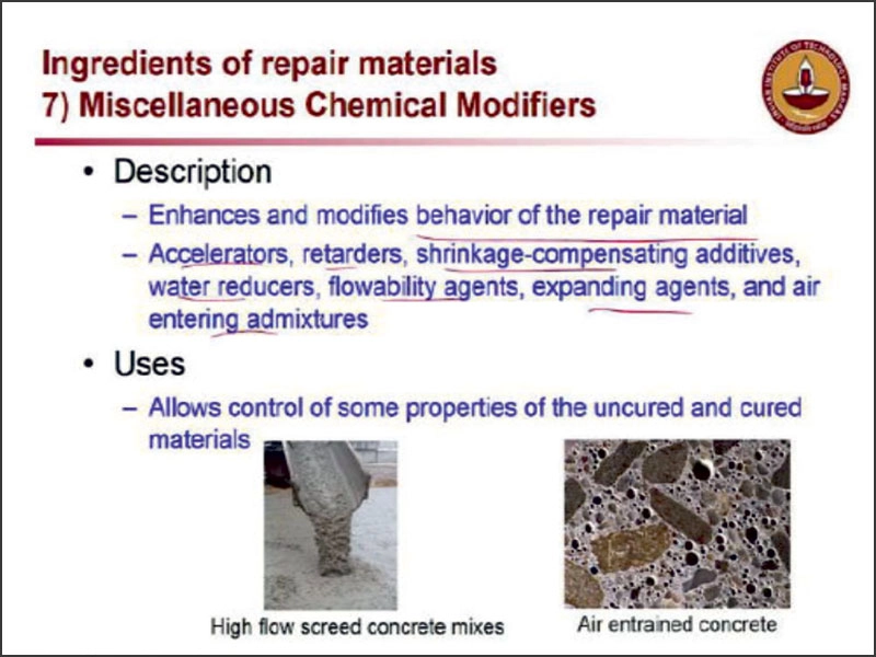 Concrete structures deteriorate