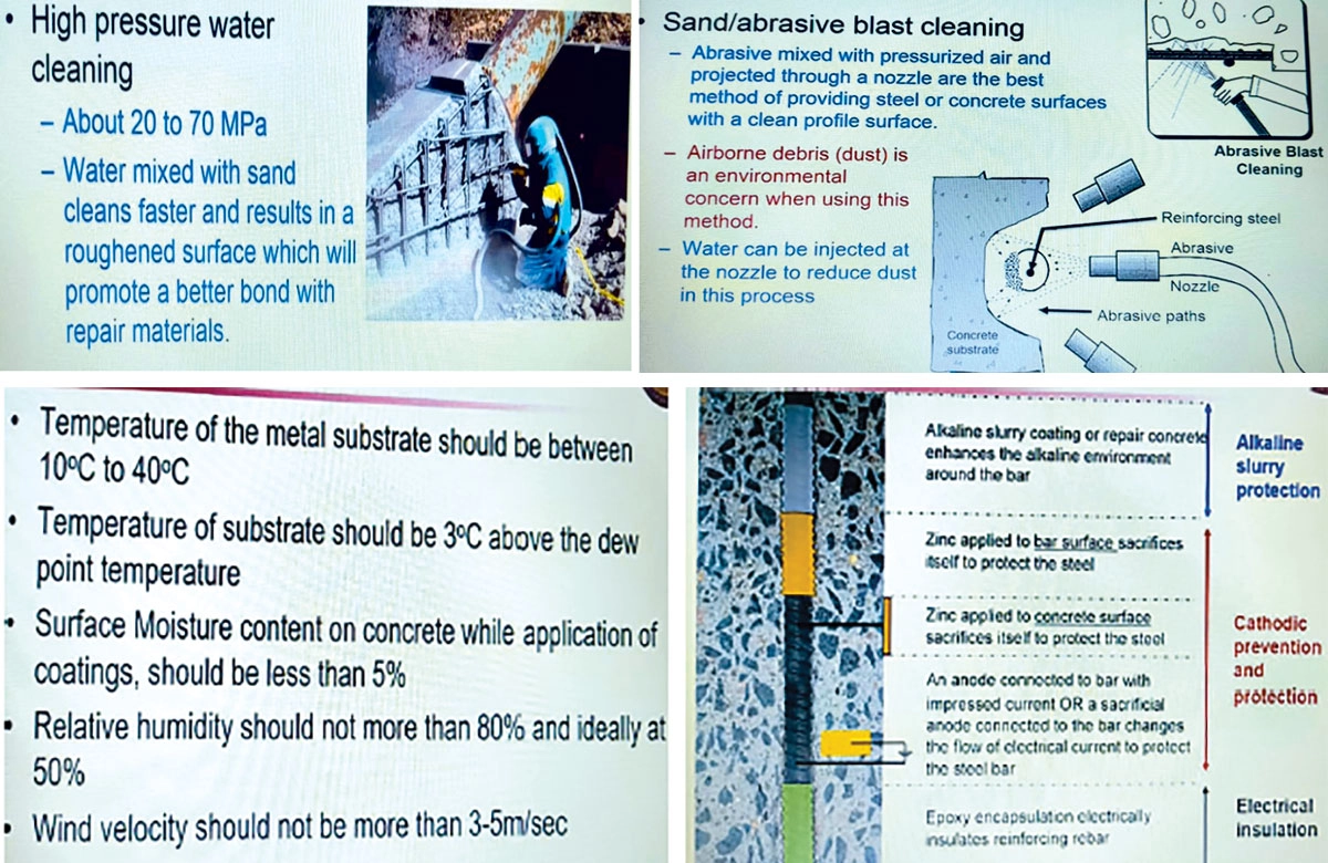 Concrete structures deteriorate