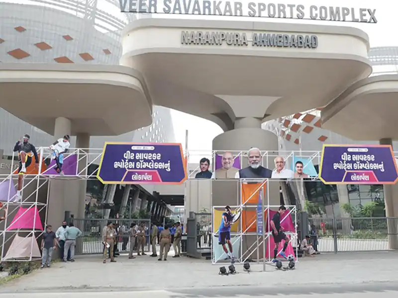 Amit Shah inaugurates ₹825-crore Veer Savarkar Sports Complex in Ahmedabad