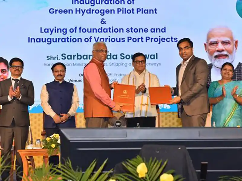 India’s first port-based green hydrogen pilot project